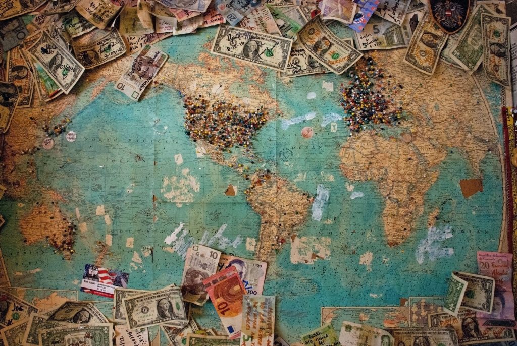 Money on Map