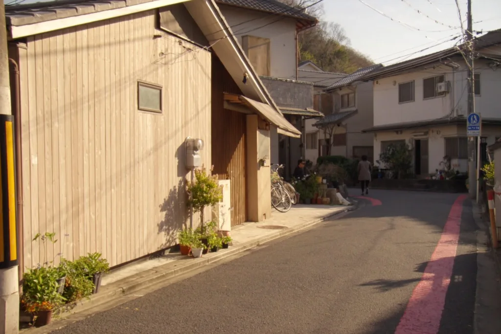 A quiet lane in Tokyo's Yanaka neighbourhood